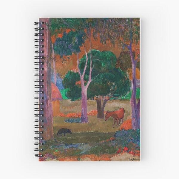 Item preview, Paul Gauguin: Landscape with a Pig and a Horse Hiva Oa Island designed and sold by Vintage Wall Art.