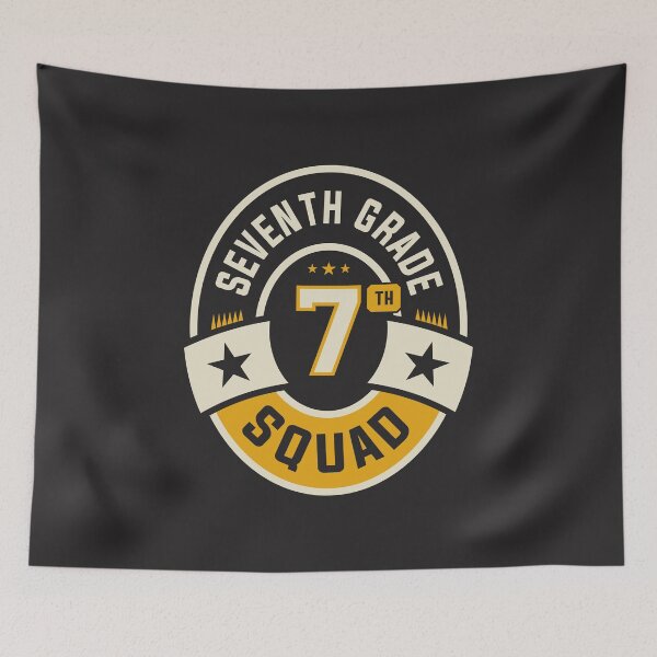 Item preview, Seventh 7th Grade Squad Team Back To School designed and sold by cidolopez.