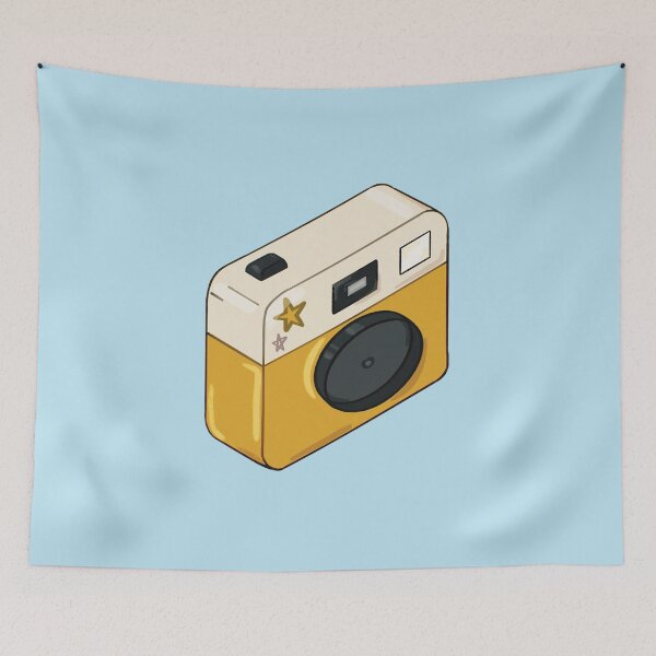 Item preview, Cute Stars Retro Camera Photography Art designed and sold by Skull Fern.