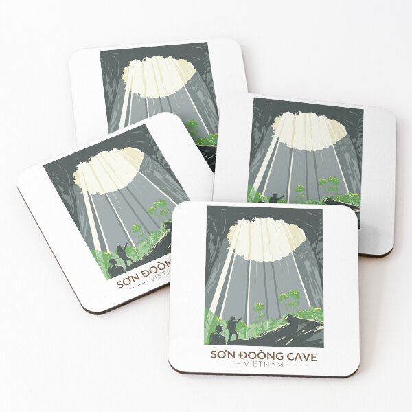 Item preview, Son Doong Cave Vietnam Travel Art Vintage designed and sold by KrisSidDesigns.