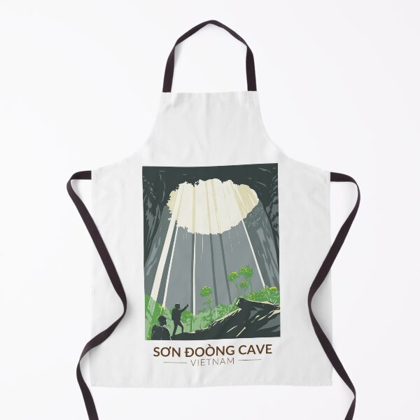 Item preview, Son Doong Cave Vietnam Travel Art Vintage designed and sold by KrisSidDesigns.