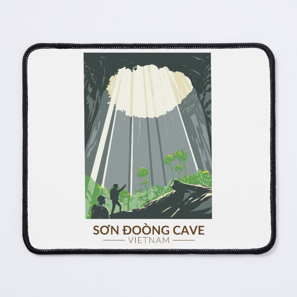 Item preview, Son Doong Cave Vietnam Travel Art Vintage designed and sold by KrisSidDesigns.