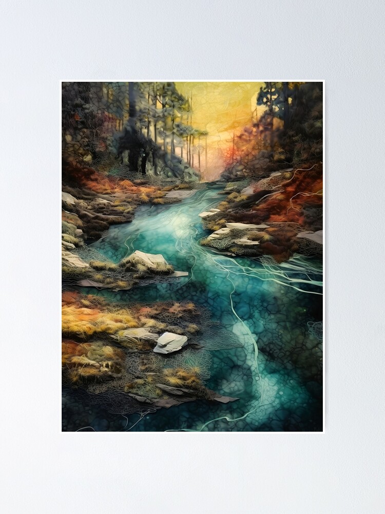 Affiche d'Art - River of Dream