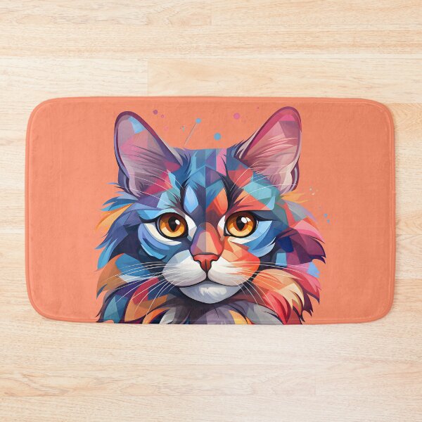 Item preview, Geometric Cat designed and sold by Monkey-Bar.