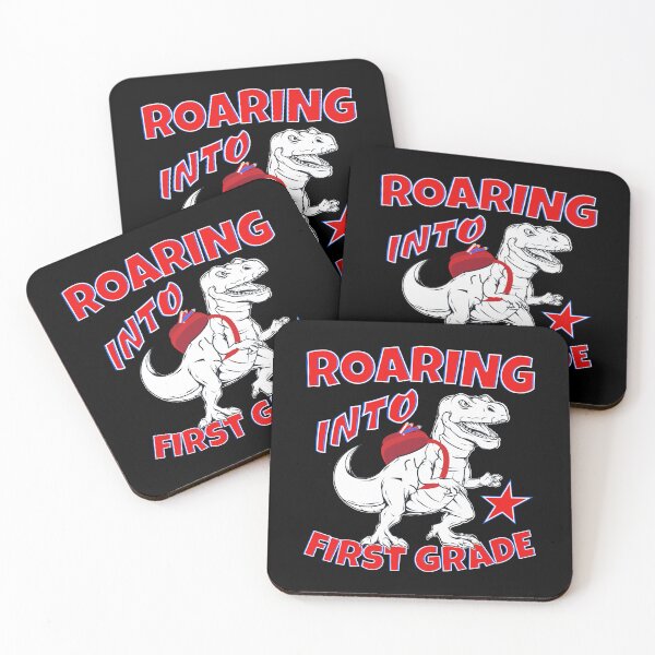 Item preview, Back To School Dinosaur School Dino - Roaring Into First Grade designed and sold by Affyboss6.