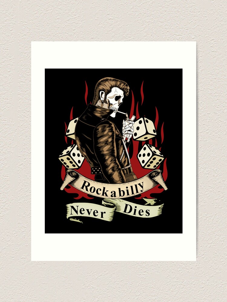 Rockabilly Culture - Greaser Ladies Never Die 2 T-Shirt Rockabilly Culture - Greaser Ladies Never Die 2 T-Shirt