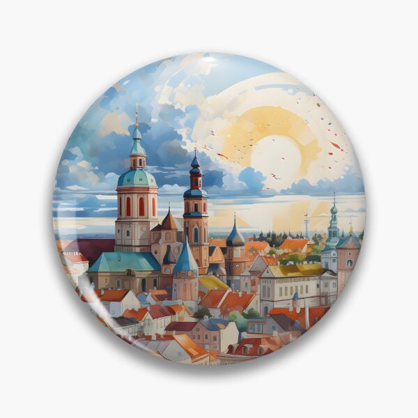 Item preview, Vilnius Lithuania City Landscape designed and sold by DaliusD.