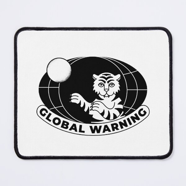 Item preview, Global warning tiger designed and sold by Zsofia Arany.