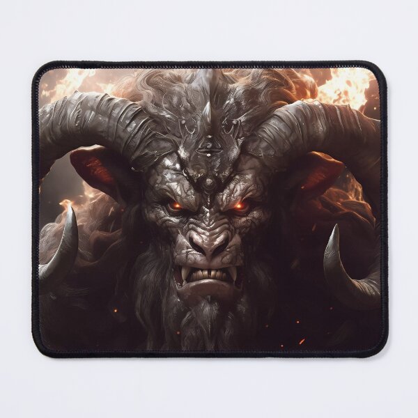 Item preview, Anthropomorphic Immortal Ram: Unleashing the Power of the Infernal Depths designed and sold by SingularityGeek.