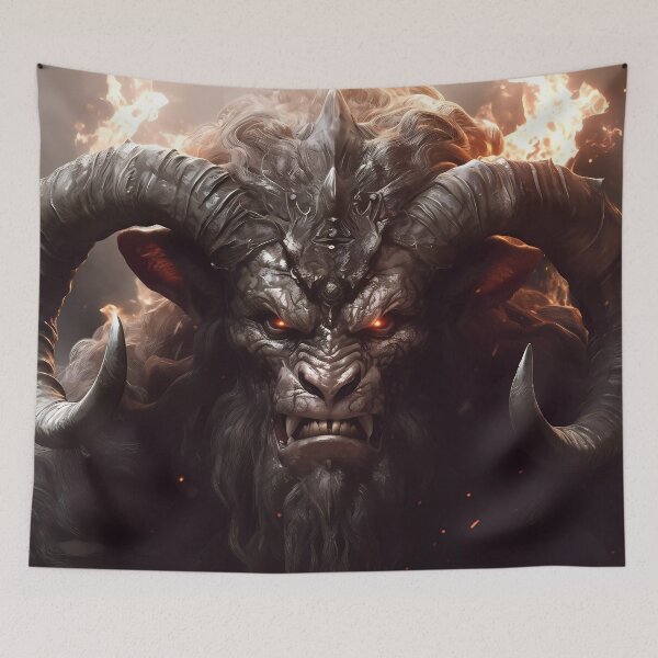 Item preview, Anthropomorphic Immortal Ram: Unleashing the Power of the Infernal Depths designed and sold by SingularityGeek.
