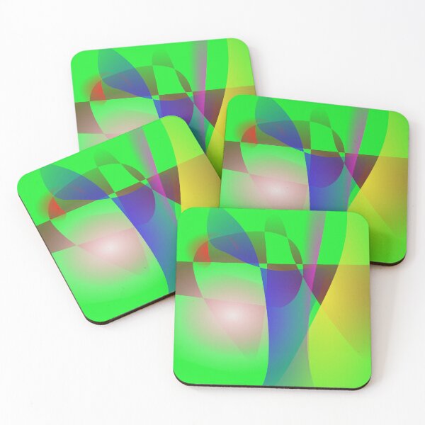 Item preview, Vibrant Colorful Lines and Curves on a Bright Abstract Background designed and sold by masabo.