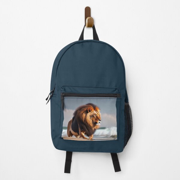 Item preview, The lion is Embracing the ocean at the beach designed and sold by Magical-bear.