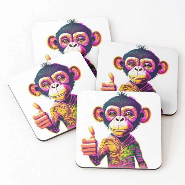 Item preview, Psychedelic monkey designed and sold by Jurke-333.
