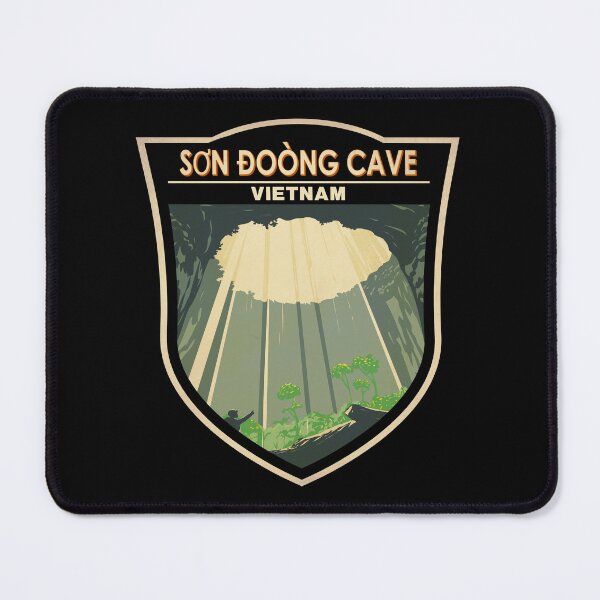 Item preview, Son Doong Cave Vietnam Badge designed and sold by KrisSidDesigns.