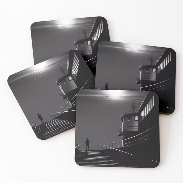 Item preview, Entrance of a Harbor: Embracing the Mystery of a Dark Night designed and sold by SingularityGeek.