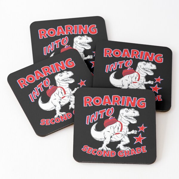 Item preview, Back To School Dinosaur School Dino - Roaring Into Second Grade designed and sold by Affyboss6.