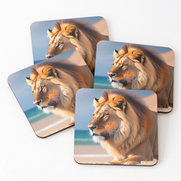 Item preview, The lion is Looking forward to the ocean  designed and sold by Magical-bear.