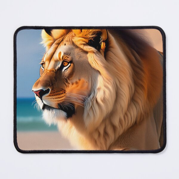 Item preview, The lion is Looking forward to the ocean designed and sold by Magical-bear.