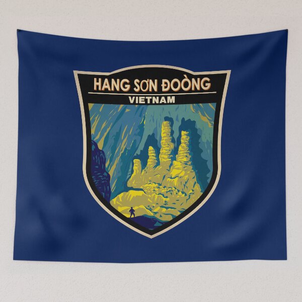 Item preview, Hang Son Doong Cave Vietnam Badge designed and sold by KrisSidDesigns.