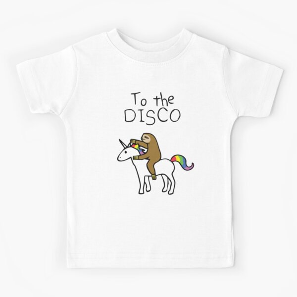Item preview, To The Disco! (Sloth Riding Unicorn) designed and sold by jezkemp.