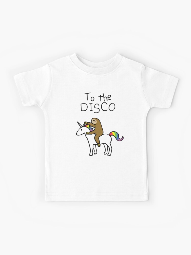 Sloth Ride Unicorn To The Disco Tee Shirt Sloth Ride Unicorn To The Disco Tee Shirt