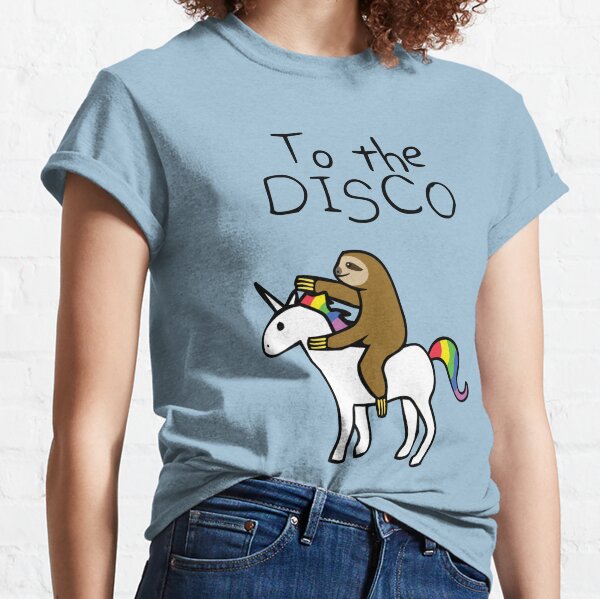 To The Disco! (Sloth Riding Unicorn) Classic T-Shirt