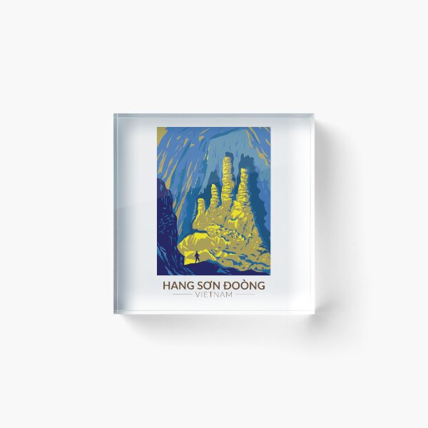 Item preview, Hang Son Doong Cave Vietnam Travel Art Vintage designed and sold by KrisSidDesigns.