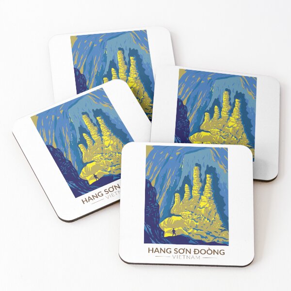 Item preview, Hang Son Doong Cave Vietnam Travel Art Vintage designed and sold by KrisSidDesigns.