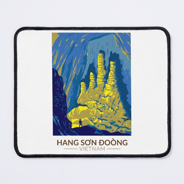 Item preview, Hang Son Doong Cave Vietnam Travel Art Vintage designed and sold by KrisSidDesigns.