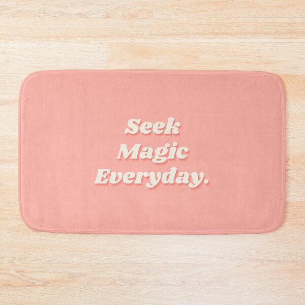 Aperçu de l'œuvre Rechercher la magie, motivation, inspiration, affirmation quotidienne, positif, magie, orange créée et vendue par Magic Love Art Print.