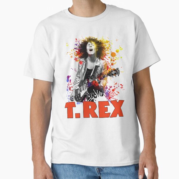 Item preview, Birthday Gift T. Rex Rock Band Marc Bolan Retro Cool Top Tee designed and sold by millar-djaniece.