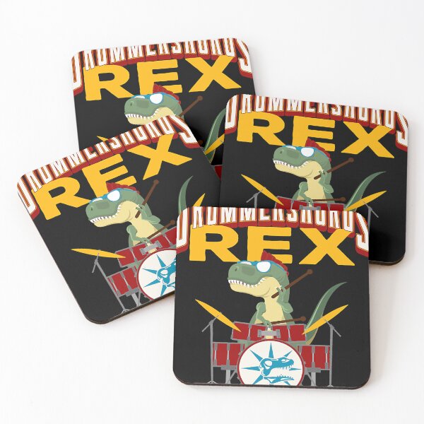 Item preview, Drummersaurus Rex - Drummer Dinosaur Tyrannosaurus Rex designed and sold by millar-djaniece.