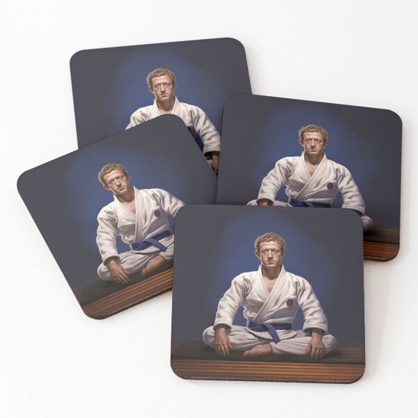 Item preview, Zuckerberg as jiu jitsu martial artist designed and sold by spiritedmuse.