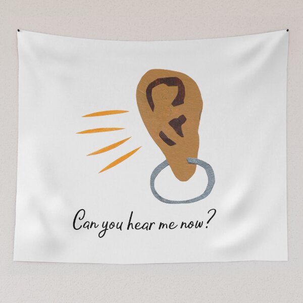 Item preview, Can You Hear Me Now? designed and sold by blue-planet-art.