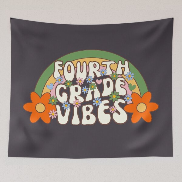 Item preview, Fourth Grade Vibes Back To School Retro Teacher Kids designed and sold by SunfullyYours.