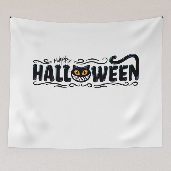 Item preview, happy halloween cat smile designed and sold by quanlh.