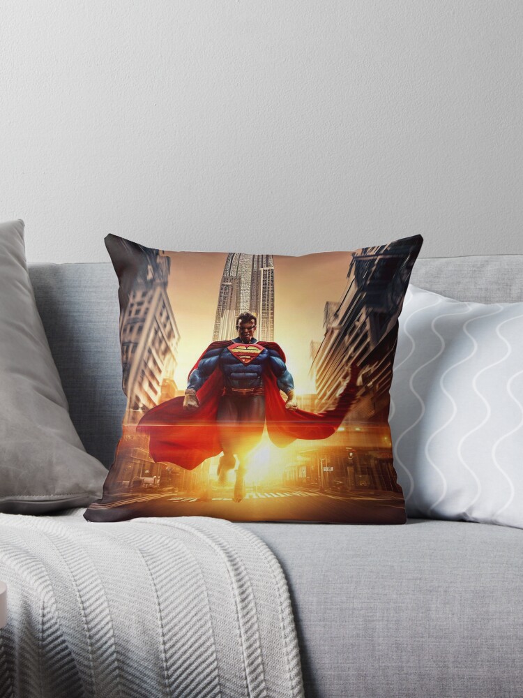 Superman Throw Pillow