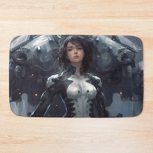 Item preview, Cyber Girl and the Giant Robot: A Dynamic Duo of Technological Power designed and sold by SingularityGeek.