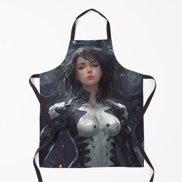Item preview, Cyber Girl and the Giant Robot: A Dynamic Duo of Technological Power designed and sold by SingularityGeek.