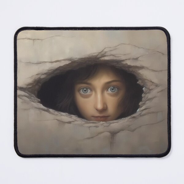 Item preview, Disturbing Gaze: A Young Englishman Trapped in the Cement Wall of a Labyrinth designed and sold by SingularityGeek.