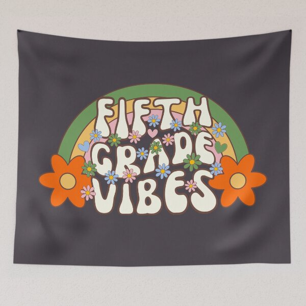 Item preview, Fifth Grade Vibes Back To School Retro Teacher Kids designed and sold by SunfullyYours.