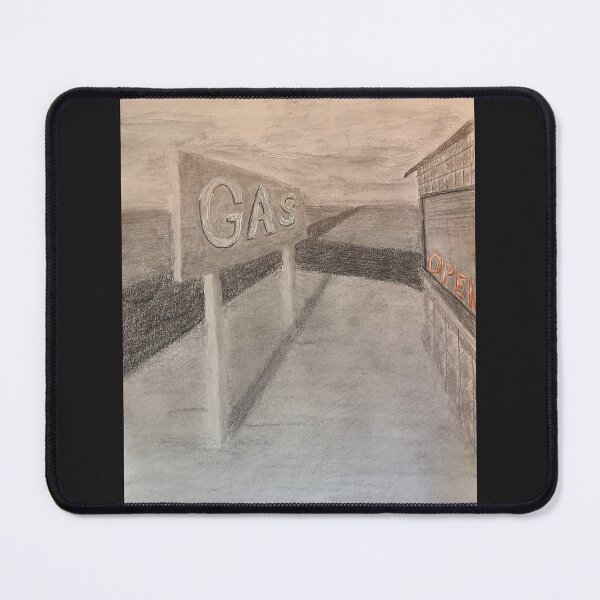 Item preview, Retro Gas Station and Diner designed and sold by lisavonbiela.
