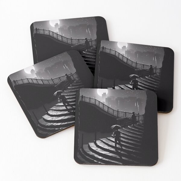 Item preview, Encounters on a Starry Night: Illuminated Steps Outside the Old City designed and sold by SingularityGeek.