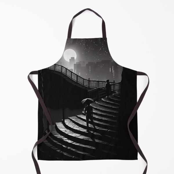 Item preview, Encounters on a Starry Night: Illuminated Steps Outside the Old City designed and sold by SingularityGeek.