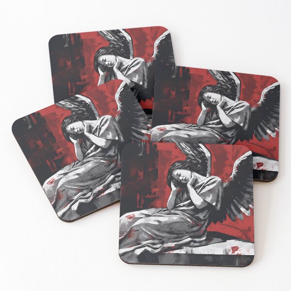 Item preview, Fallen Angel: After the Defeat, Wings Tattered and Spirit Weary designed and sold by SingularityGeek.
