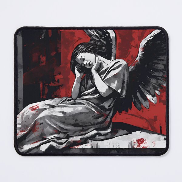 Item preview, Fallen Angel: After the Defeat, Wings Tattered and Spirit Weary designed and sold by SingularityGeek.