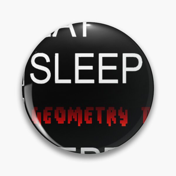 Item preview, Eat Sleep Geometry Dash Repeat Coloured designed and sold by shen-illaz.