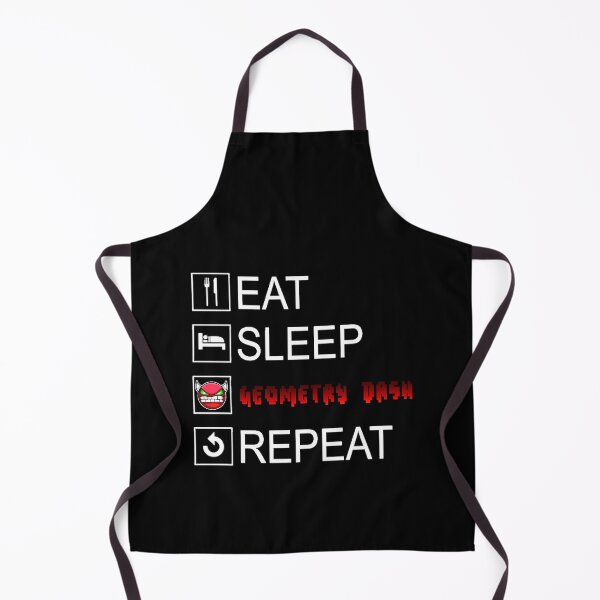 Item preview, Eat Sleep Geometry Dash Repeat Coloured designed and sold by shen-illaz.