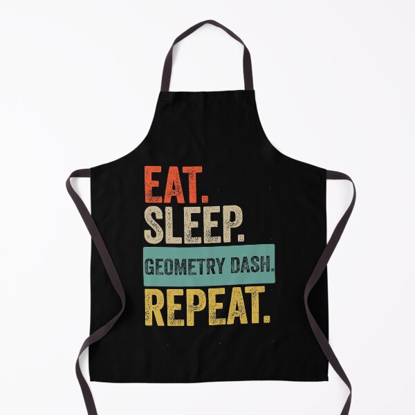Item preview, Eat sleep geometry dash repeat retro vintage designed and sold by shen-illaz.