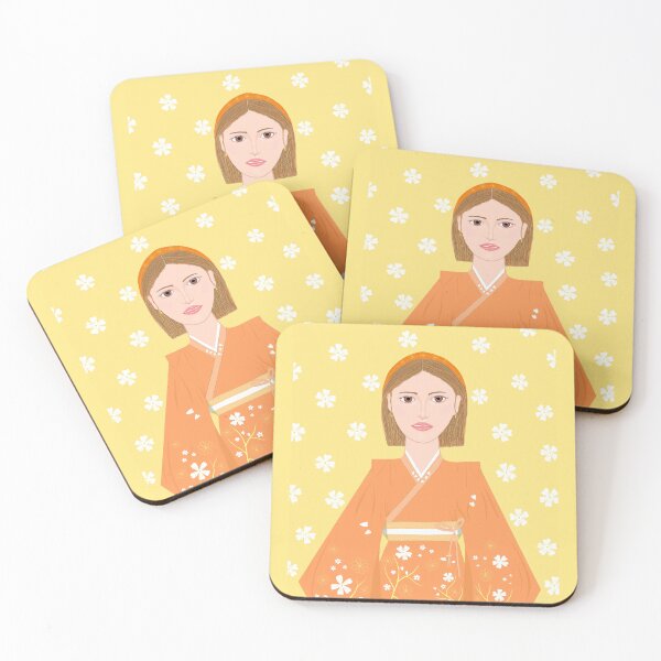Item preview, Girl in Kimono designed and sold by peachesandfizz.